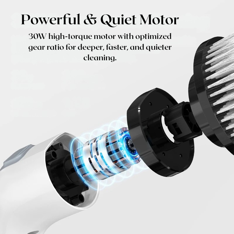 CleanyxPro™ 7-in-1 Electric Spin Scrubber – Cordless & Powerful